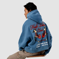 PacSun High Rollers Club Cropped Hoodie Hoodie unisex detail view 4 | Dash Racegear — High Rollers Club Cropped Hoodie by PacSun – Street-Inspired Fashion