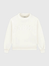 Parke Bridal Varsity Mockneck Sweatshirt Sweatshirt unisex detail view 2 | Dash Racegear — Parke 2026 bridal varsity mockneck fleece sweatshirt in cream, perfect for cozy everyday wear.