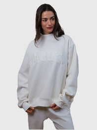 Parke Bridal Varsity Mockneck Sweatshirt Sweatshirt unisex detail view 5 | Dash Racegear — Cream Parke 2026 bridal mockneck fleece sweatshirt, ideal for relaxed and stylish outfits.