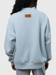 Parke Bridal Classic Mockneck Sweatshirt Sweatshirt unisex detail view 5 | Dash Racegear — Parke bridal classic oversized 2026 fleece sweatshirt in blue, made for comfort and layering.