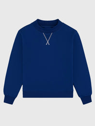 Parke Holiday Classic Mockneck Sweatshirt Sweatshirt unisex detail view 4 | Dash Racegear — Elevate your casual wardrobe with the Parke Holiday Navy Blue Mockneck Sweatshirt, ideal for layering and relaxation.