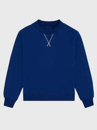 Parke Holiday Classic Mockneck Sweatshirt Sweatshirt unisex detail view 4 | Dash Racegear — Elevate your casual wardrobe with the Parke Holiday Navy Blue Mockneck Sweatshirt, ideal for layering and relaxation.