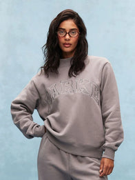 Parke Monochrome Varsity Mockneck Sweatshirt Sweatshirt unisex detail view 4 | Dash Racegear — Parke Monochrome 2026 Varsity Mockneck Sweatshirt in fleece, comfortable and stylish for everyday layering.