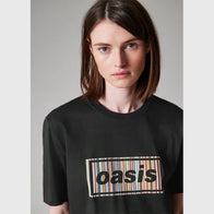 Paul Smith x Oasis Black Stripe Logo T-Shirt Shirt unisex detail view 5 | Dash Racegear — Paul Smith With Oasis Black Stripe Graphic Streetwear Tee