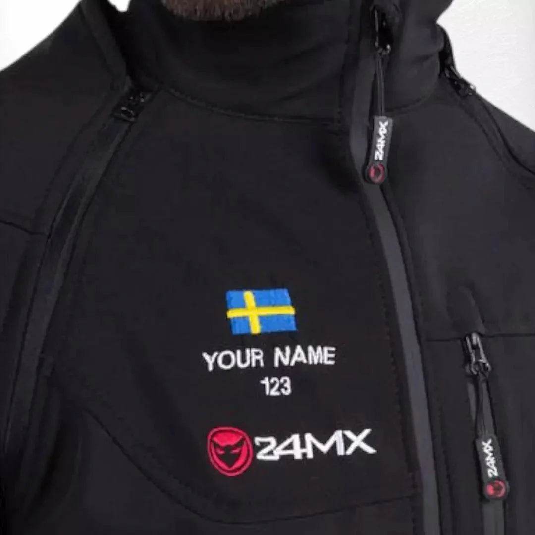 Personalized 24MX Team Softshell with Detachable Sleeves - Dash Racegear Store