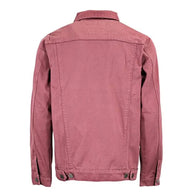 Pink Denim Jacket for Mens Outfits Denim Jacket men detail view 2 | Dash Racegear — Pink color denim jacket mens