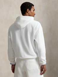Polo Ralph Lauren x Wimbledon 2026 Graphic Hoodie Hoodie unisex detail view 3 | Dash Racegear — Polo Ralph Lauren white graphic hoodie inspired by Wimbledon 2026 with a clean everyday look.