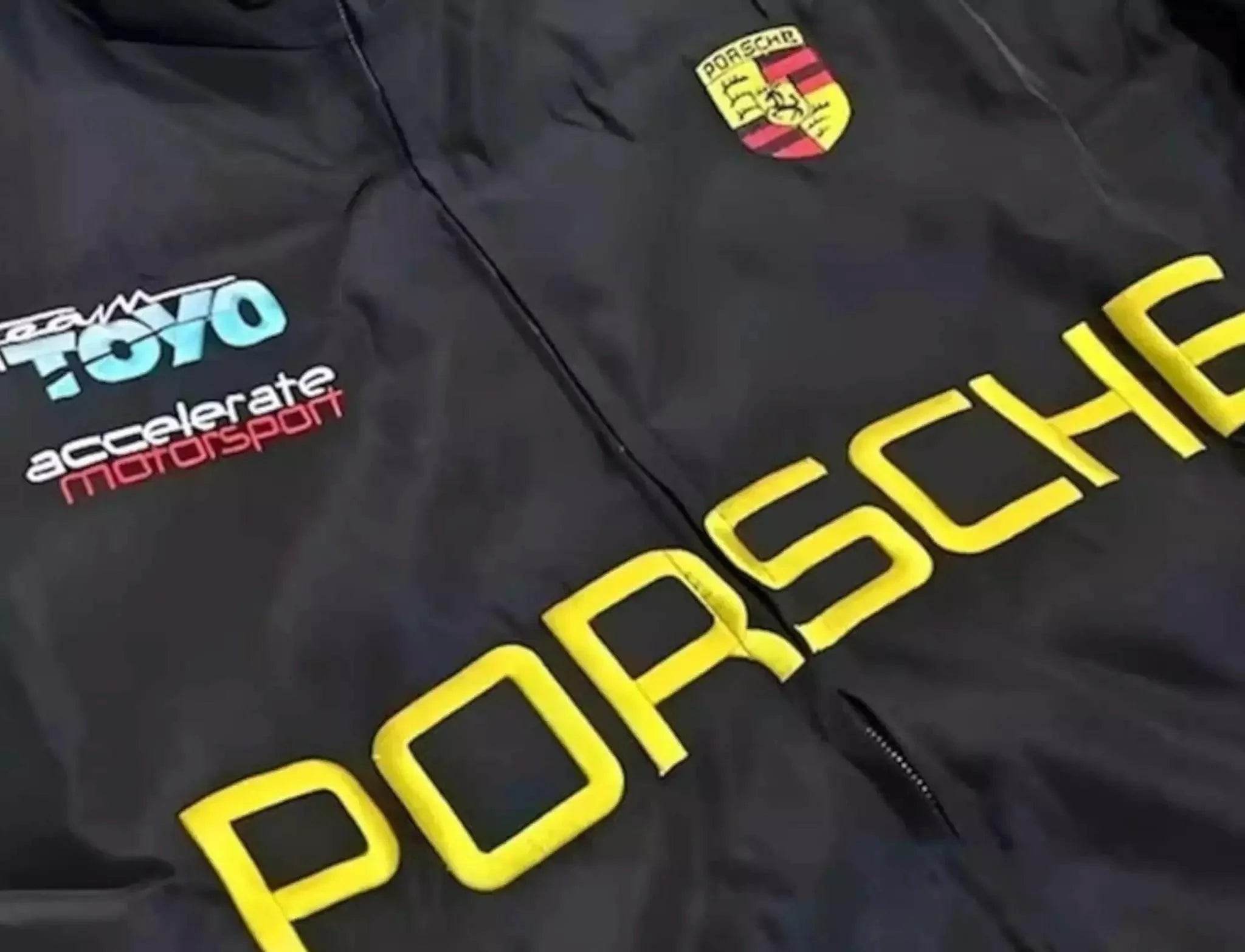 Porsche Formula 1 Racing Embroidered Bomber Jacket - Dash Racegear Store