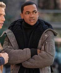 Power Book II Ghost Tariq St Patrick Hooded Jacket Jacket unisex front product view | Dash Racegear — Power Book II Ghost Michael Rainey Jr. Hooded Jacket