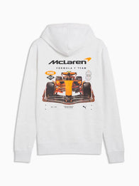 Puma x Mclaren Racing Graphic Hoodie Hoodie unisex detail view 7 | Dash Racegear — Pullover Puma x McLaren Racing hoodie with bold graphics, designed for fans who love Formula 1 style.
