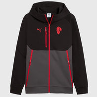 AC Milan PumaTECH Full Zip Hoodie Hoodie unisex detail view 2 | Dash Racegear — AC Milan PumaTECH Hoodie – Lightweight Zip-Up Power