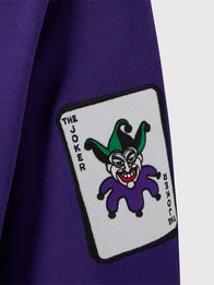 OVO The Joker Defaced Hoodie Hoodie unisex detail view 4 | Dash Racegear — Purple OVO 2026 pullover hoodie, The Joker Defaced design ideal for everyday streetwear.