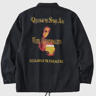 White Mountaineering Qotsa Lullabies To Paralyze Coach Jacket Jacket unisex detail view 2 | Dash Racegear — QOTSA Lullabies To Paralyze Coach Jacket White Mountaineering
