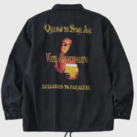 White Mountaineering Qotsa Lullabies To Paralyze Coach Jacket Jacket unisex detail view 2 | Dash Racegear — QOTSA Lullabies To Paralyze Coach Jacket White Mountaineering