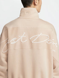 Nike Sportswear Year of the Horse Half-Zip Sweatshirt Sweatshirt unisex detail view 4 | Dash Racegear — Light beige quarter-zip sweatshirt with soft fleece fabric inspired by Nike Sportswear China 2026 Year of the Horse