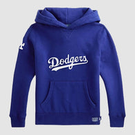 Polo Ralph Lauren Dodgers Hoodie Hoodie unisex front product view | Dash Racegear — Trendy Ralph Lauren Polo Dodgers Hoodie Blue