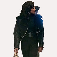Power Book III: Raising Kanan Series Raquel Thomas Jacket Jacket unisex detail view 3 | Dash Racegear — Raquel Thomas Chic Black Jacket Raising Kanan