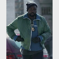 Dope Thief 2025 Brian Tyree Henry Bomber Jacket Bomber Jacket unisex front product view | Dash Racegear — Dope Thief 2025 Brian Tyree Henry Jacket – Timeless Bomber