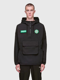 Boston Celtics adidas SPZL F.C. Smock Jacket Jacket unisex front product view | Dash Racegear — Boston Celtics adidas SPZL F.C. Smock Jacket retro look