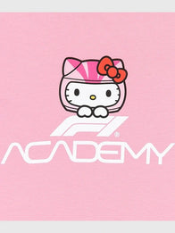 Formula 1 Academy Hello Kitty Logo T-Shirt Shirt unisex detail view 4 | Dash Racegear — Formula 1 Academy T-Shirt – Hello Kitty Limited Edition Logo Print