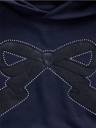 Gap × Sandy Liang Bow Oversized Hoodie Hoodie unisex detail view 4 | Dash Racegear — Sandy Liang x Gap bow hoodie trending for cozy feminine streetwear