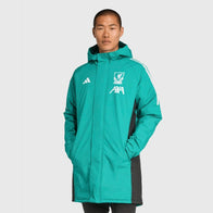 LFC Adidas 25/26 European Matchday Coat Coat unisex detail view 2 | Dash Racegear — LFC Adidas 2025-26 Matchday European Training Coat