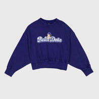 New Era x Bella Dona x Betty Boop Dodgers Crewneck Fashion Apparel unisex front product view | Dash Racegear — New Era x Bella Dona x Betty Boop Dodgers crewneck with bold graphic design