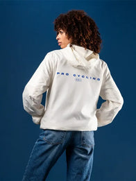 Red Bull BORA Hansgrohe Lifestyle Jacket Jacket unisex detail view 2 | Dash Racegear — Lifestyle jacket by Red Bull BORA Hansgrohe 2026 in off-white, perfect for casual wear.