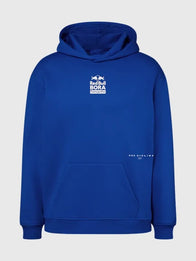 Red Bull BORA Hansgrohe Lifestyle Hoodie Hoodie unisex detail view 3 | Dash Racegear — Red Bull BORA Hansgrohe royal blue hoodie 2026, perfect for sporty and casual streetwear.