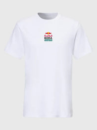 Red Bull BORA Hansgrohe Remco T-Shirt Shirt unisex detail view 2 | Dash Racegear — White Remco T-shirt by Red Bull BORA Hansgrohe 2026, ideal for sporty and everyday wear.