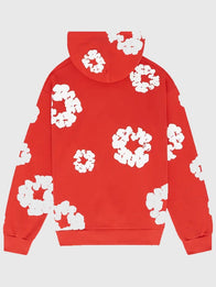 Red Denim Tears Hoodie Hoodie unisex detail view 2 | Dash Racegear — Men and Women Denim Tears Red Hoodie, pullover style with bold graphic design for streetwear fans.