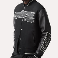 Reiss x McLaren F1 Team Circuit Bomber Jacket Bomber Jacket unisex detail view 3 | Dash Racegear — Reiss McLaren Jacket – Black F1 Circuit Bomber Style