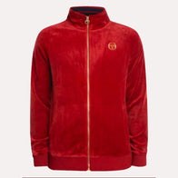 Mobland S01 Geoff Bell Red Velour Track Jacket Jacket unisex detail view 2 | Dash Racegear — Mobland Series Jacket – Geoff Bell’s Red Velour Trackwear