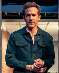 Ryan Reynolds Late Night with Seth Meyers Jacket Jacket unisex front product view | Dash Racegear — Iconic Ryan Reynolds jacket from memorable Late Night TV moment