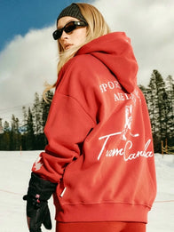 SCA x Hockey Canada Classic Terry Hoodie Hoodie unisex detail view 3 | Dash Racegear — SCA x Hockey Canada Red Hoodie 2026, classic terry pullover design with comfortable fit for fan pride or casual wear.