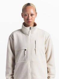 The North Face x Skims 1995 Denali Fleece Jacket Jacket unisex detail view 8 | Dash Racegear — Women’s The North Face x SKIMS 1995 Off White Denali Fleece Jacket in off‑white with water‑repellent overlays for outdoor warmth.