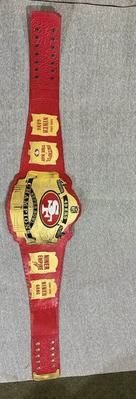 San Francisco SF 49ers Super Bowl NFL Championship Title Belt - 4 | Dash Racegear