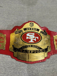 San Francisco SF 49ers Super Bowl NFL Championship Title Belt - 2 | Dash Racegear