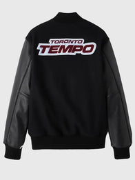 Sandy Brondello Toronto Tempo Bomber Jacket Bomber Jacket unisex detail view 3 | Dash Racegear — 2025 Trendy Toronto Tempo Bomber Jacket by Sandy Brondello