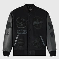 OVO Scarborough Shooting Stars Championship Varsity Jacket Varsity Jacket unisex detail view 5 | Dash Racegear — Win in Style – OVO Scarborough Champions Jacket