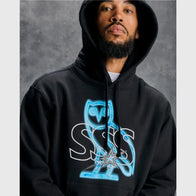 Scarborough Shooting Stars Galaxy Hoodie Hoodie unisex detail view 2 | Dash Racegear — Scarborough Shooting Stars Cosmic Hoodie – Urban Galaxy