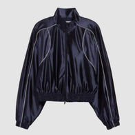 SNL S50 Scarlett Johansson Blue Track Jacket Jacket unisex detail view 4 | Dash Racegear — Scarlett Johansson Track Jacket – Blue SNL Season 50