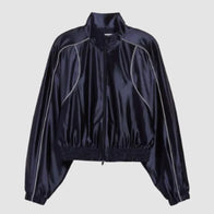 SNL S50 Scarlett Johansson Blue Track Jacket Jacket unisex detail view 4 | Dash Racegear — Scarlett Johansson Track Jacket – Blue SNL Season 50