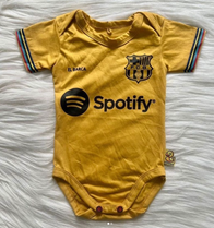 Barcelona Baby jersey Spotify Gold 100% cotton - baby & toddler shirt image 1
