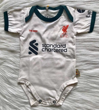 Liverpool jersey baby onesie Limited Edition 3rd Away beige - baby romper image 1