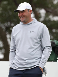 The CJ Cup Byron Nelson 2026 Scottie Scheffler Hoodie Hoodie unisex front product view | Dash Racegear — Grey hoodie inspired by Scottie Scheffler at The CJ Cup Byron Nelson 2026 with relaxed everyday fit.