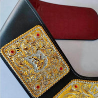 Big Gold World Die Cast Dual Plated Heavyweight Championship Belt - 12 | Dash Racegear