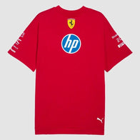 Scuderia Ferrari Men’s Drivers Tee Fashion Apparel unisex detail view 4 | Dash Racegear — Back View of Ferrari Drivers Tee – Oversized Silhouette and Branding