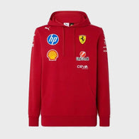 Scuderia Ferrari HP 2025 Team Hoodie Hoodie unisex detail view 2 | Dash Racegear — Ferrari 2025 Team Hoodie – A Statement Piece for Formula 1 Fans