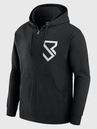 Seth Rollins Burn It Down Hoodie Hoodie unisex detail view 3 | Dash Racegear — Seth Rollins black Burn It Down zip hoodie, great for WWE fans and everyday comfort.